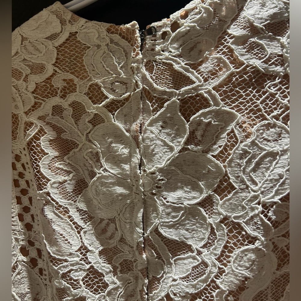 Dolce & Gabbana lace and silk organza midi dress - Picture 5 of 7